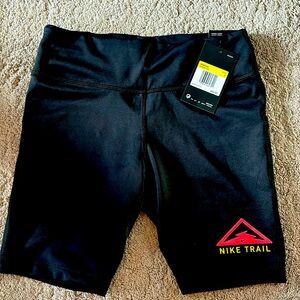 Nike Trail black running short tights S